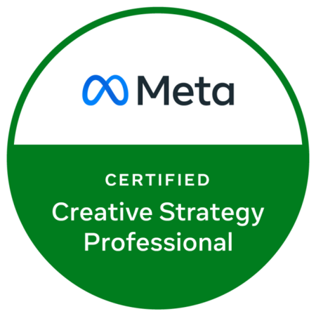 Meta Certified Creative Strategy Professional badge